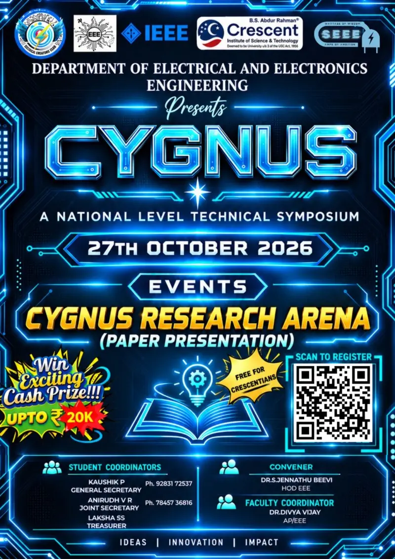Cygnus Research Arena paper presentation poster
